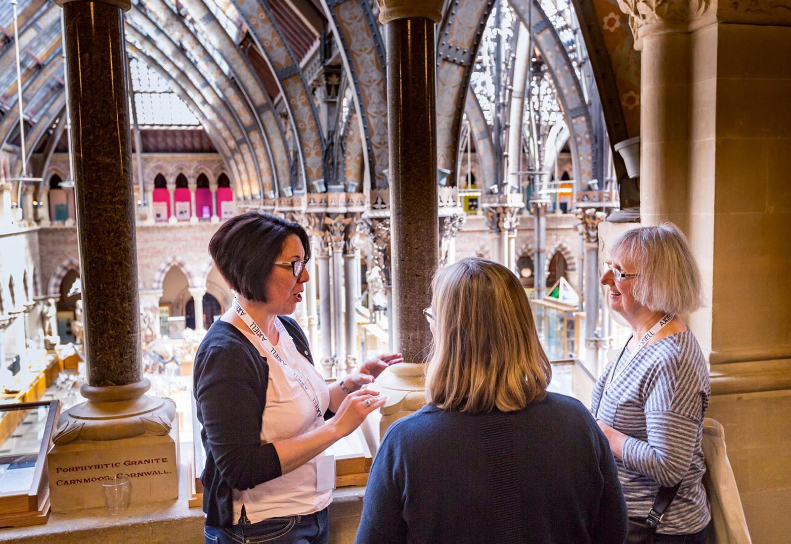 Axiell employees at Natural History Museum