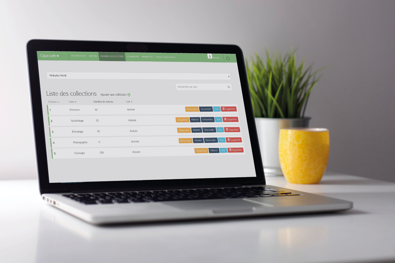 OPACWeb interface